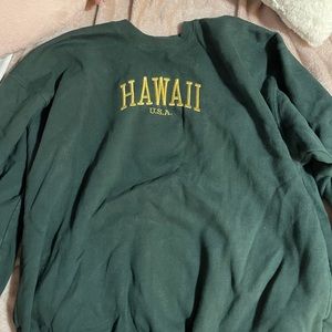 brandy melville oversized hawaii crew neck